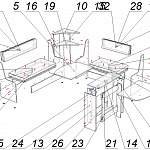 Схема сборки Кухонный уголок У-12 BMS
