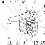 Схема сборки Маникюрный стол Некст-4 BMS