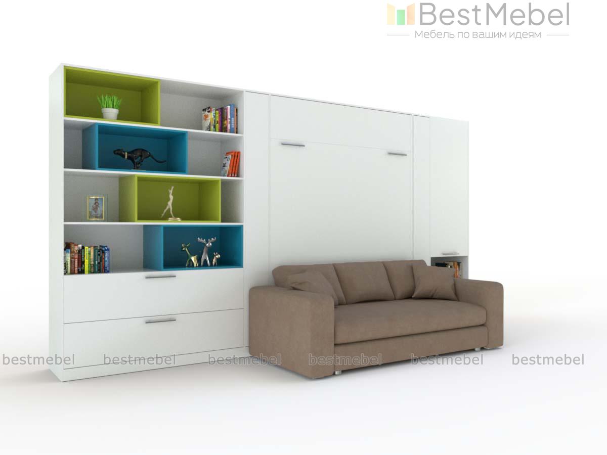 Шкаф-кровать с диваном Дино 2 BMS - Фото