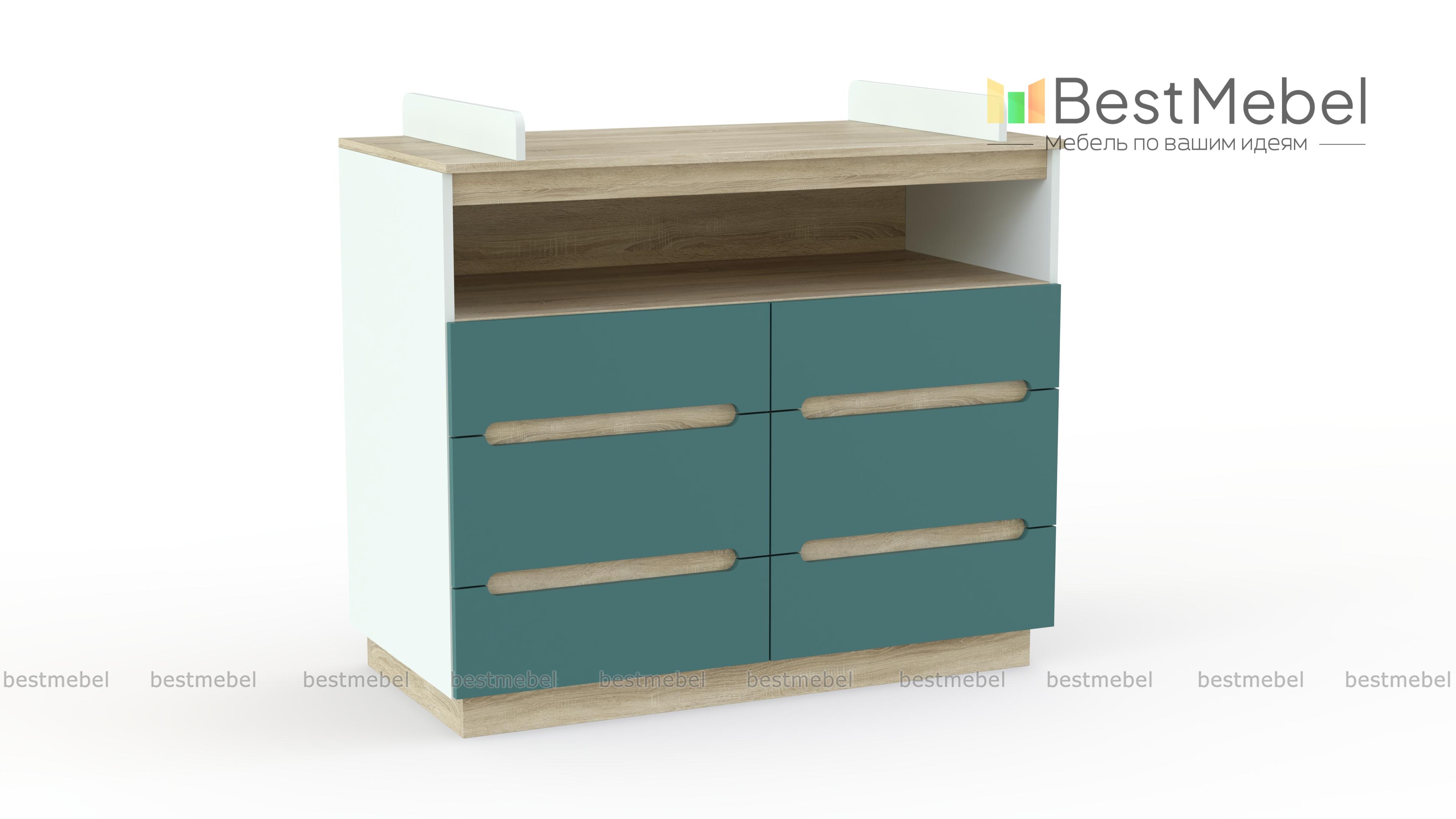 Пеленальный комод Юнга 3 BMS - Фото