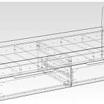 Чертеж Кровать с ящиками Л3 BMS