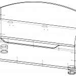 Чертеж Детский комод Бриз BMS