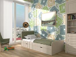 Распродажа - Детская кровать с ящиками Маттео BMS (940х1000х1940)