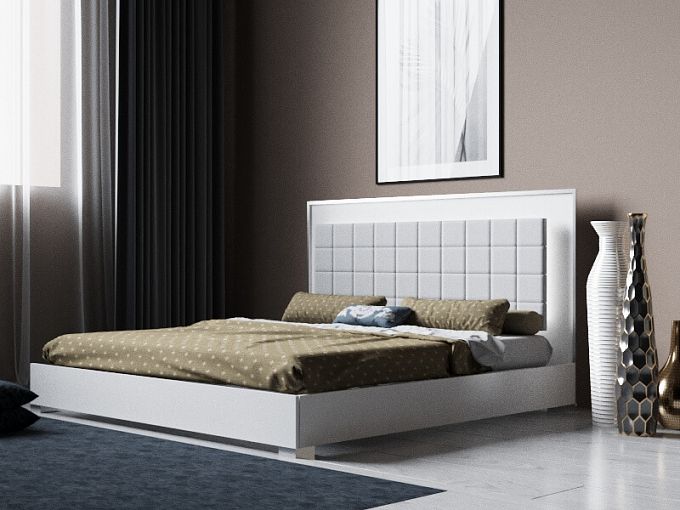 Кровать с подсветкой Мариана BMS - Фото