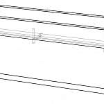 Чертеж Полка под клавиатуру О-1 BMS