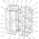Схема сборки Шкаф-стеллаж Шелби-1 BMS