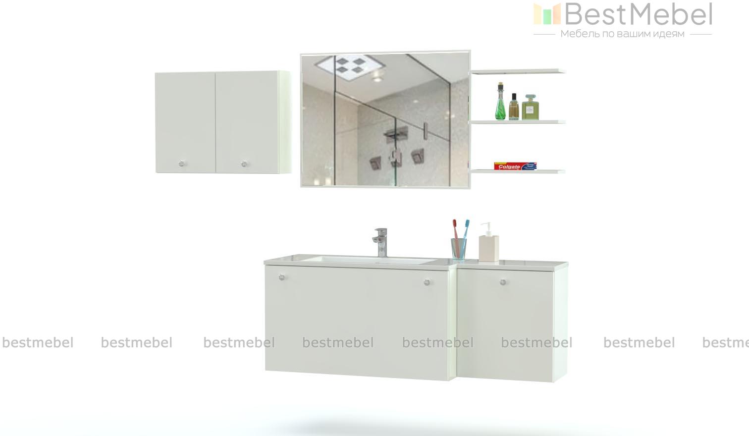 Комплект для ванной комнаты Ассоль 5 BMS - Фото