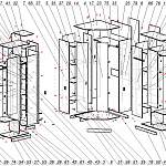 Схема сборки Шкаф 3D-19 BMS