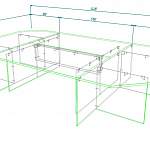 Чертеж Стол для переговоров Комфорт 3 BMS