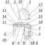 Схема сборки Туалетный столик Алиса-2.10 BMS