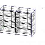 Чертеж Комод Марго - 13 BMS