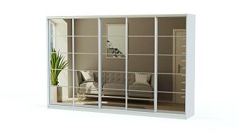 Распродажа - Шкаф-купе Виват-56 BMS(Белье - Платье - Платье (станд. 5)) (3700х2200х600)
