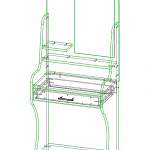 Чертеж Туалетный столик Надежда-М07 BMS