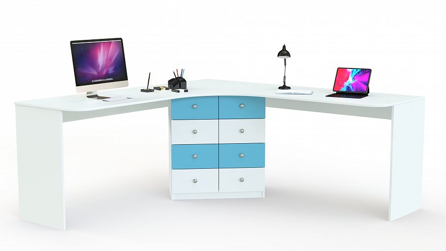Письменный стол для двоих Нико 83 BMS - Фото
