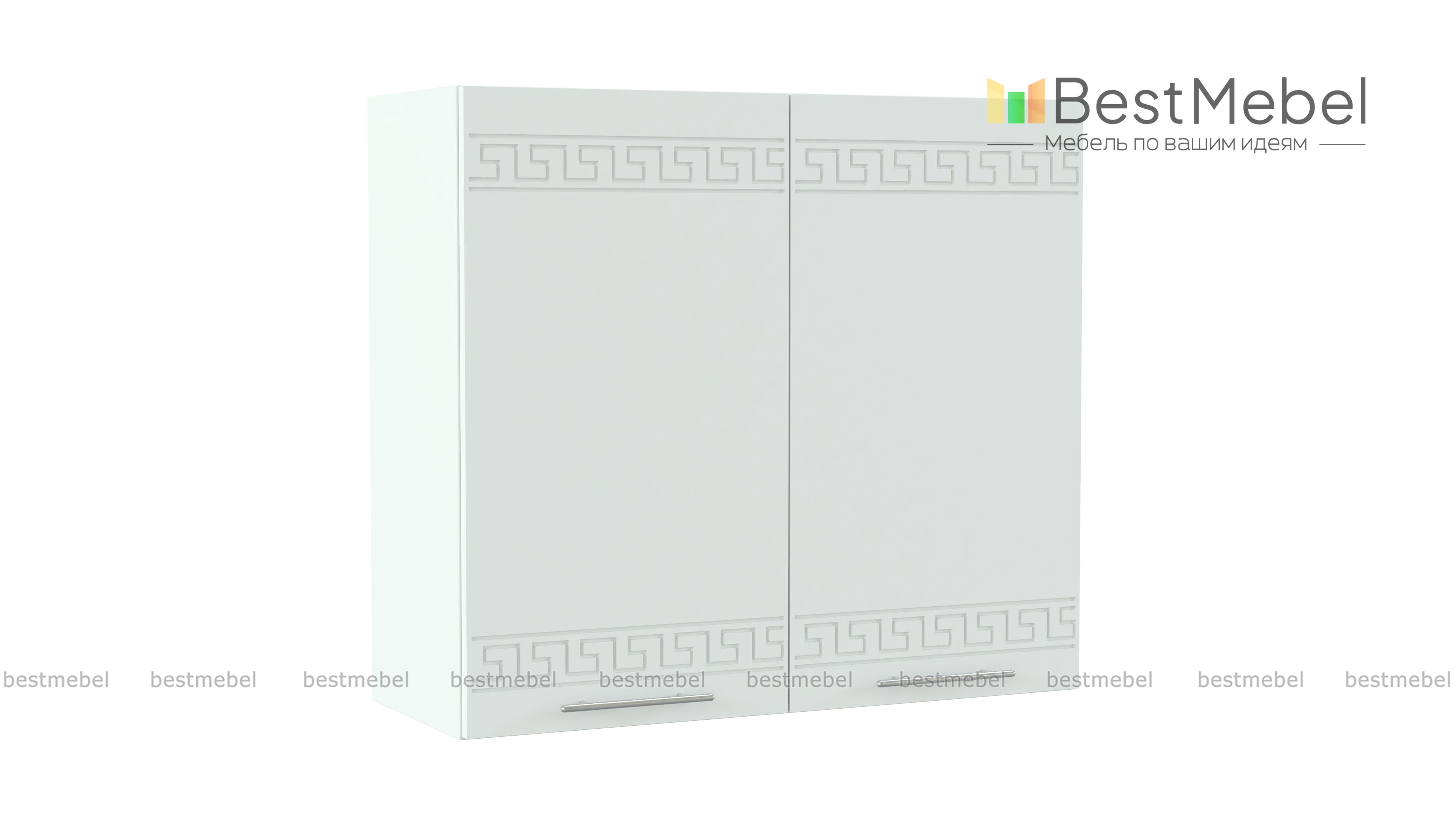 Шкаф навесной 2 двери Греция BMS - Фото