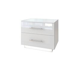 Распродажа - Прикроватная тумбочка с подсветкой Nina BMS (550х490х370)