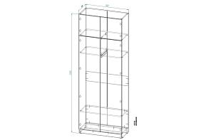 Распродажа - Шкаф распашной Интарс 2А (900х2500х400)