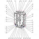Схема сборки Распашной шкаф Паулина 39 BMS