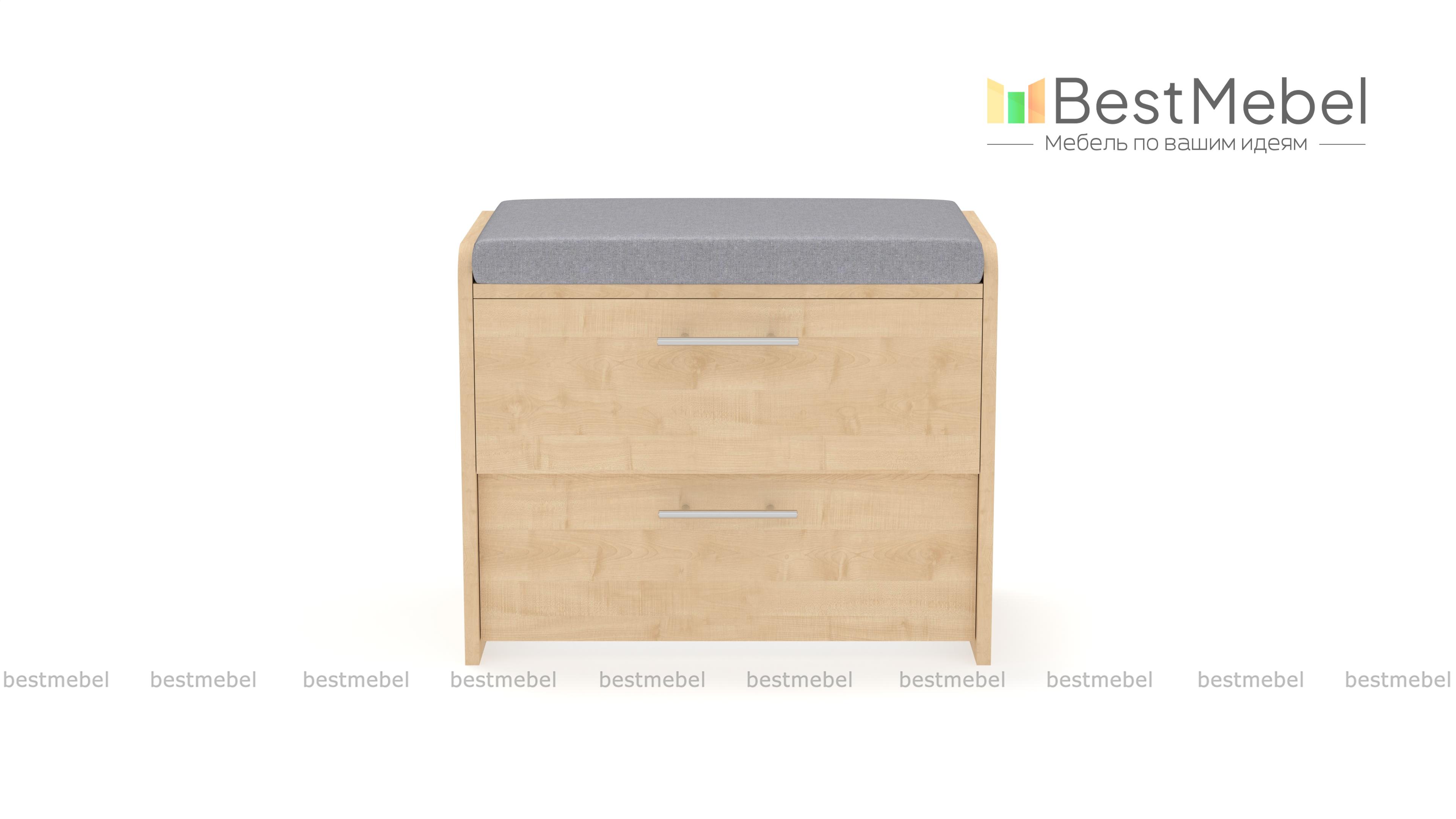 Тумба для обуви с сиденьем ПИК-06 BMS - Фото