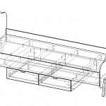 Чертеж Кровать Плуто 17 BMS