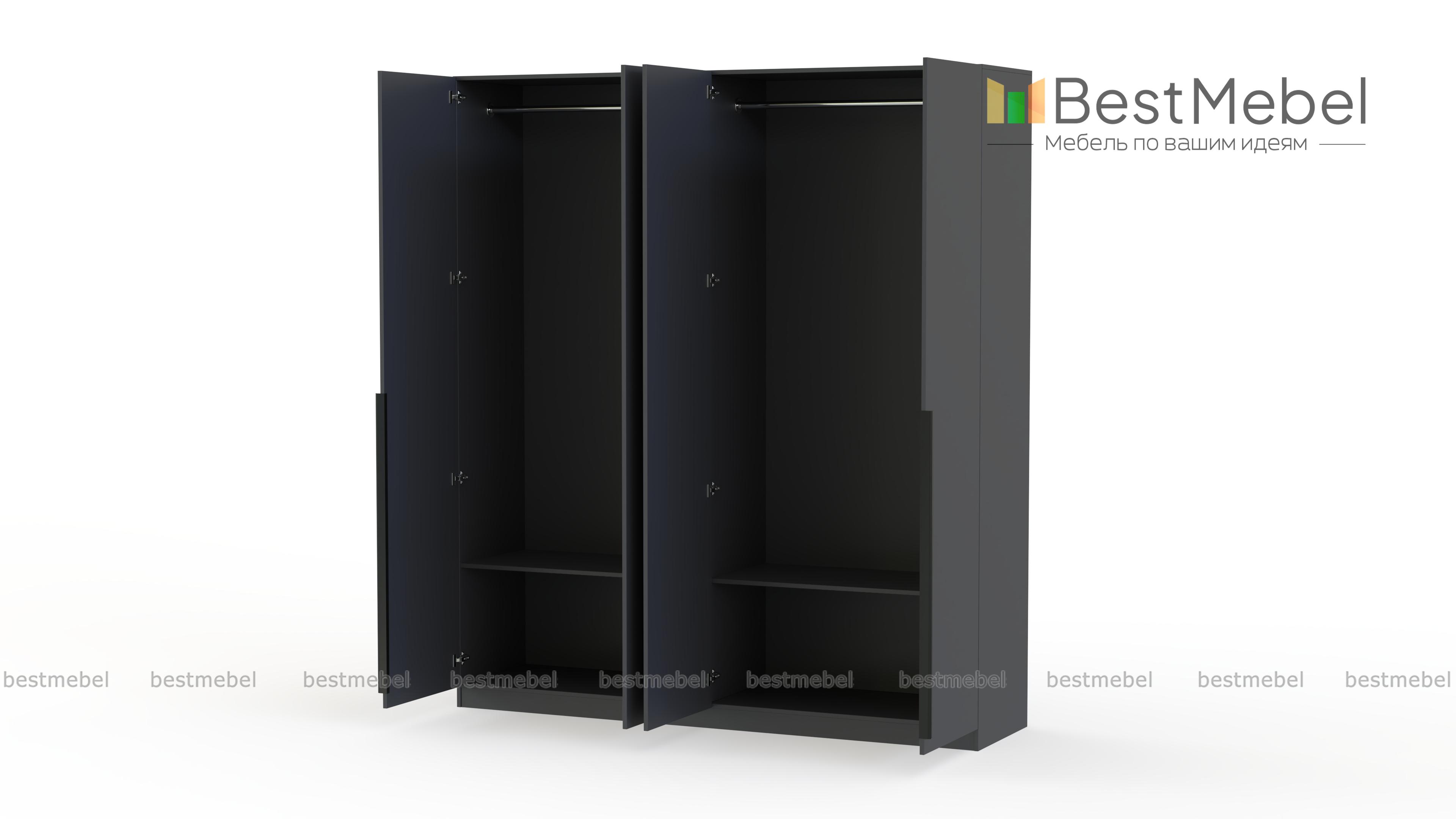 Шкаф распашной Ализе 14 BMS - Фото