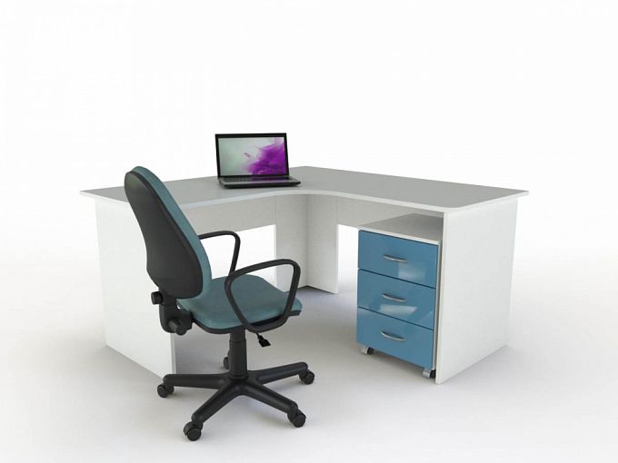 Компьютерный угловой стол Уна BMS - Фото