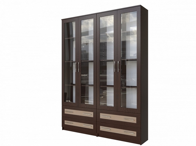 Книжные шкафы с ящиками - купить в Москве от производителя