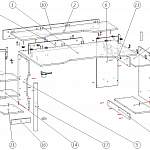Схема сборки Геймерский стол Берри 3 BMS