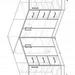 Чертеж Комод угловой Мартин 1 BMS