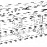 Чертеж Комод Ульяна 11 BMS