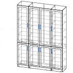Чертеж Распашной шкаф Деметра 5.3 BMS