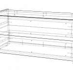 Чертеж Комод МБ 62.1 BMS