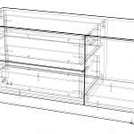 Чертеж Комод МБ 57.1 BMS