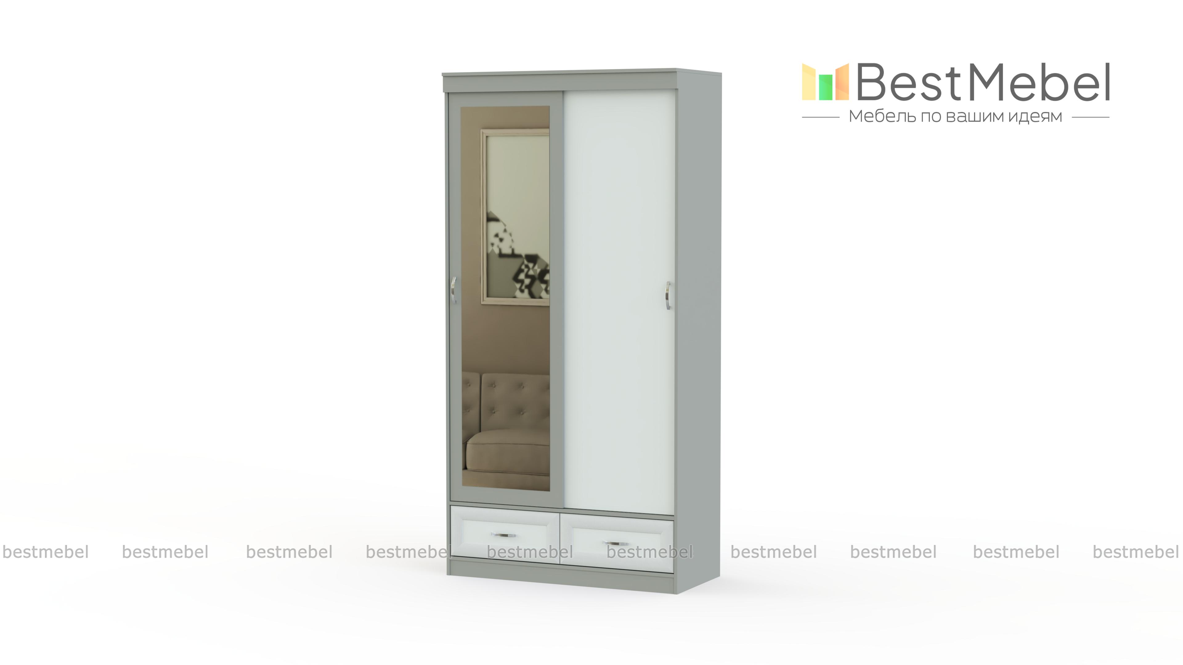 Шкаф-купе Ронда ШККР 1114.1 BMS - Фото