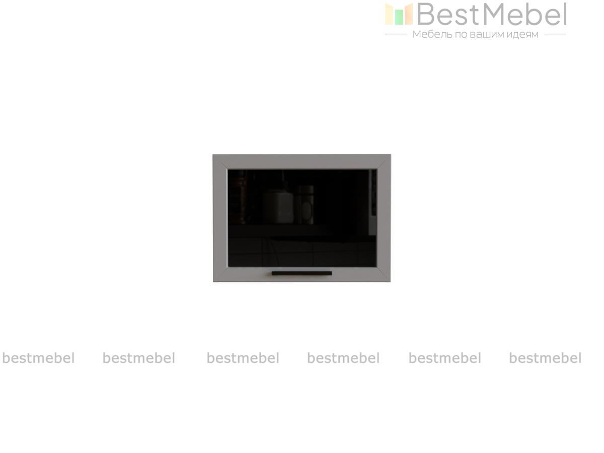 Шкаф верхний горизонтальный остекленный Тетчер BMS - Фото