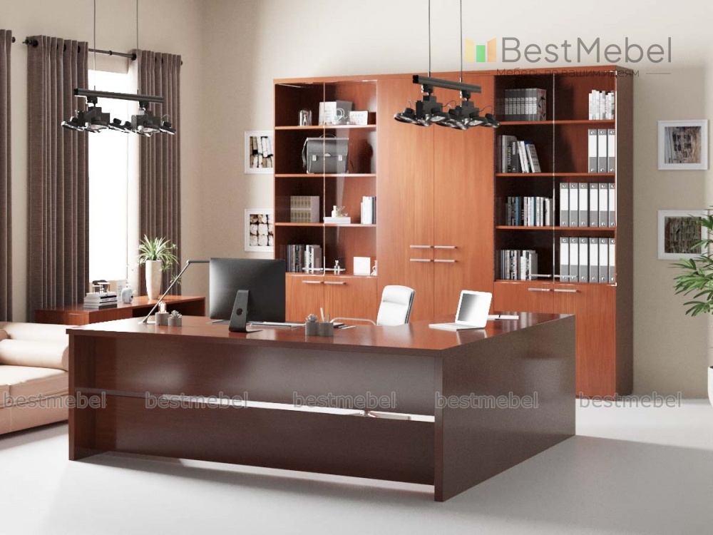 Мирма. Офисная мебель вишня