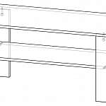 Чертеж Стол журнальный Непо 2 BMS