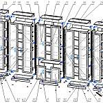 Схема сборки Распашной шкаф Деметра 7.1 BMS