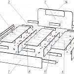 Схема сборки Кровать Аймеб 8 BMS