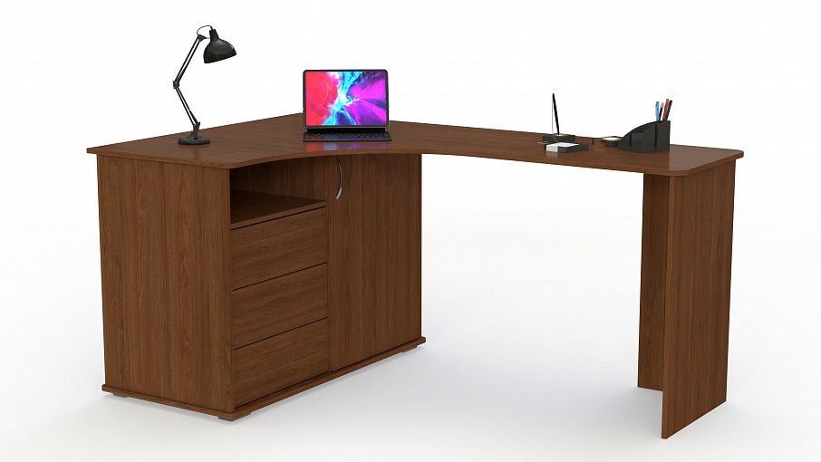 Угловой письменный стол Маккензи 1 BMS - Фото
