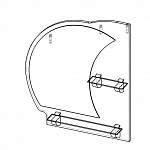 Чертеж Зеркало в ванную комнату Дуо 6 BMS