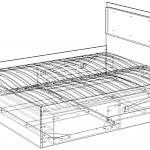 Чертеж Кровать София 12 BMS