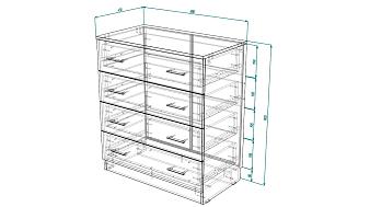 Комод  (800х900х450) Распродажа - Комод  (800х900х450)