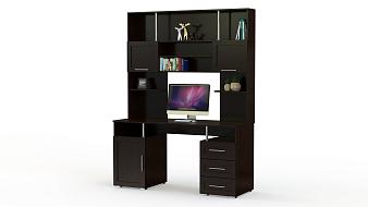 Распродажа - Письменный стол Соло 021 с надстройкой Соло 013 BMS (1450х1980х700)