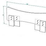 Чертеж Бортик для кровати Green BMS