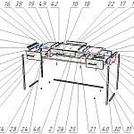 Схема сборки Консольный столик Натаниель 4 BMS