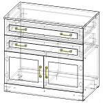 Чертеж Комод Карлос-022 BMS