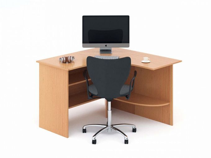 Стол офисный угловой Монро 30 BMS - Фото