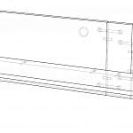 Чертеж Настенная полка Заря 1 BMS