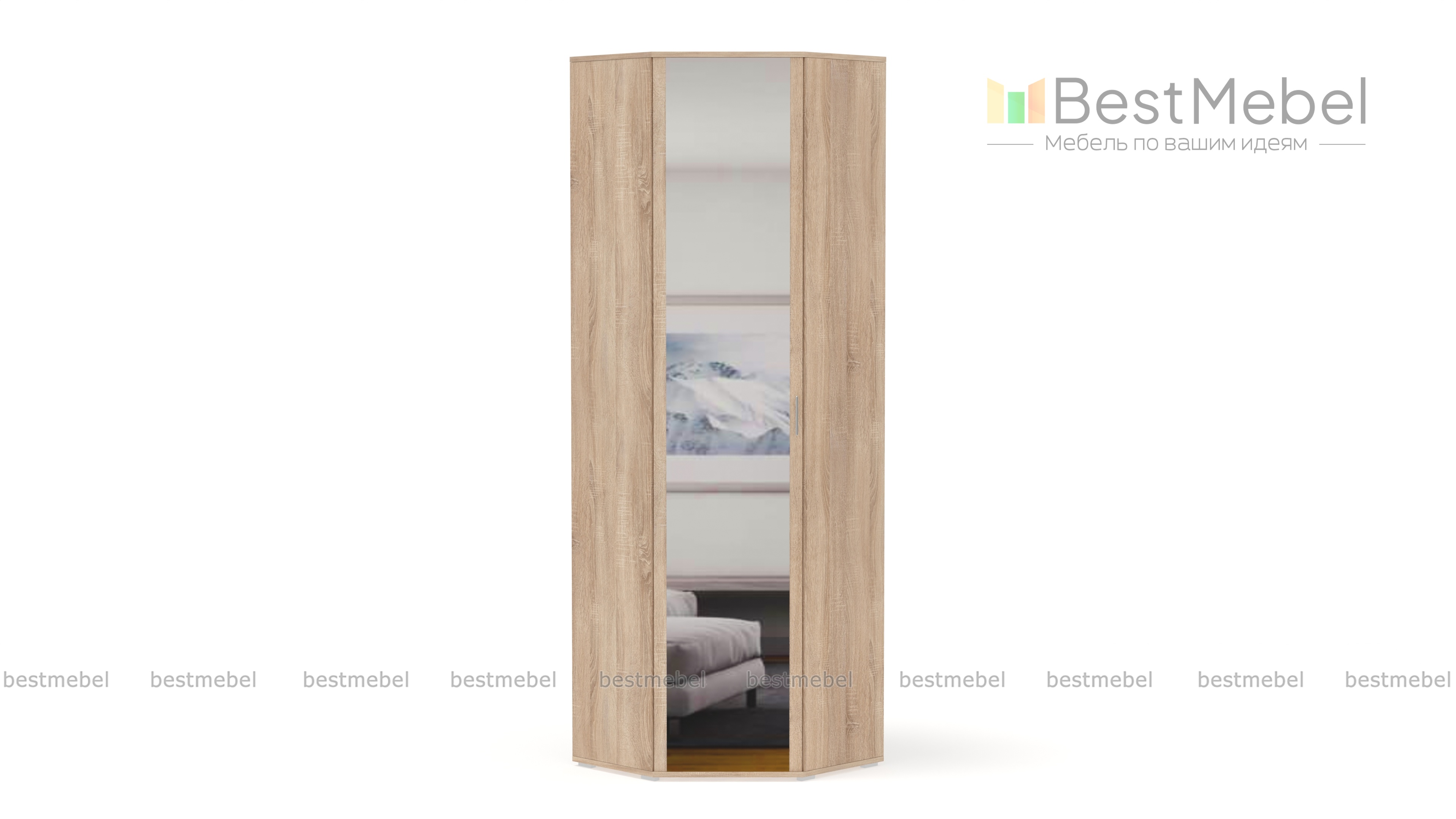 Шкаф угловой Ирис 27 BMS